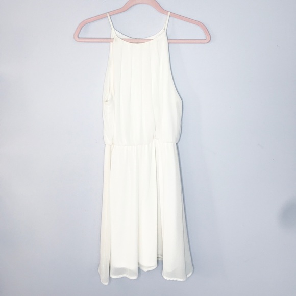 Lush Blouson Chiffon Skater Dress - Picture 3 of 6